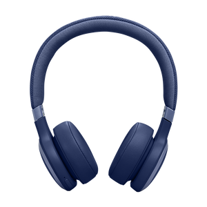 JBL Live 670NC - Blue - Wireless On-Ear Headphones with True Adaptive Noise Cancelling - Front